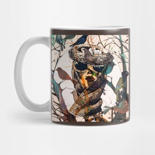 Bird Nest Woman Mug